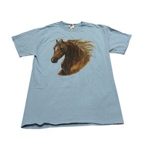Men’s Medium Horse Graphic T-Shirt